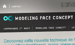 modeling face concept